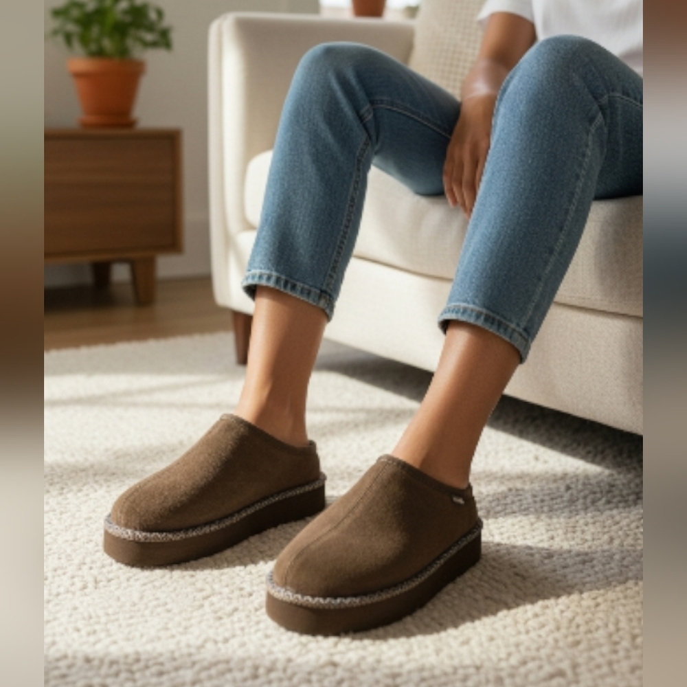 Bearpaw Women's Martis Hickory Slippers Brown